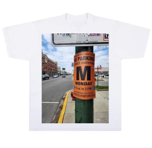 Street pole graphic tee